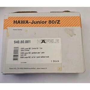 Hafele - Hawa Junior 80/Z 940.80.001 Sliding Door Hardware NOS